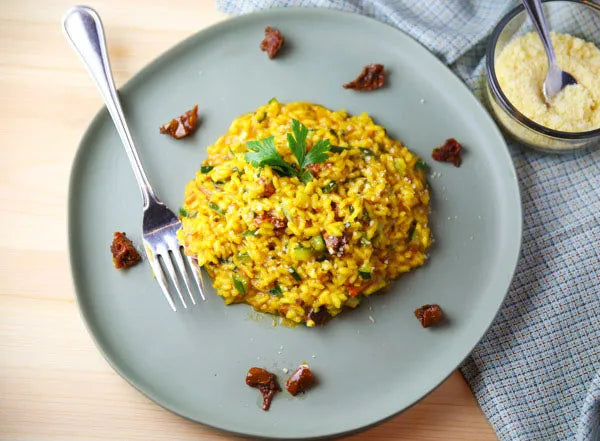 Risotto de Zamburiñas y Azafrán
