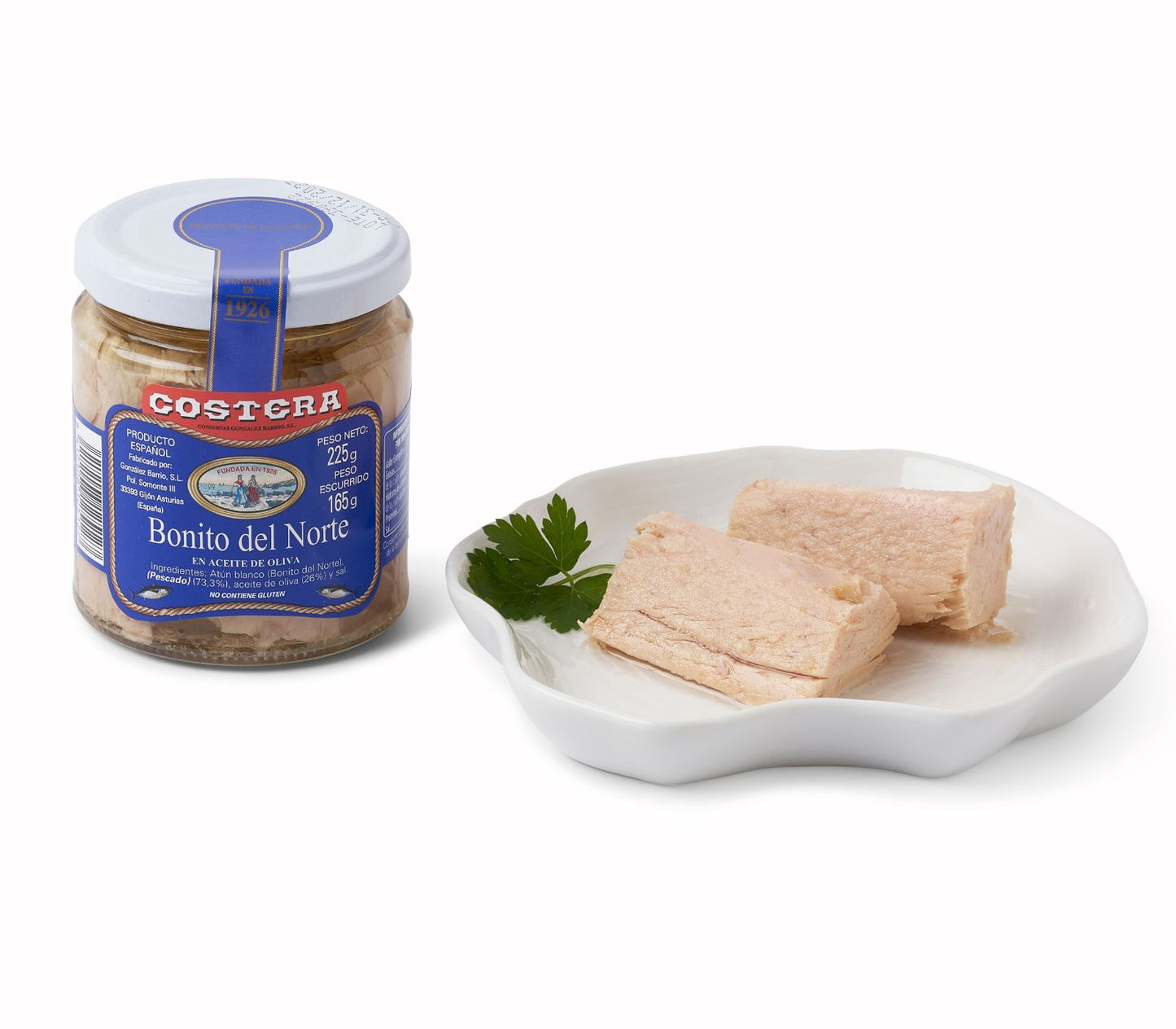Bonito del norte aceite oliva tarro 250