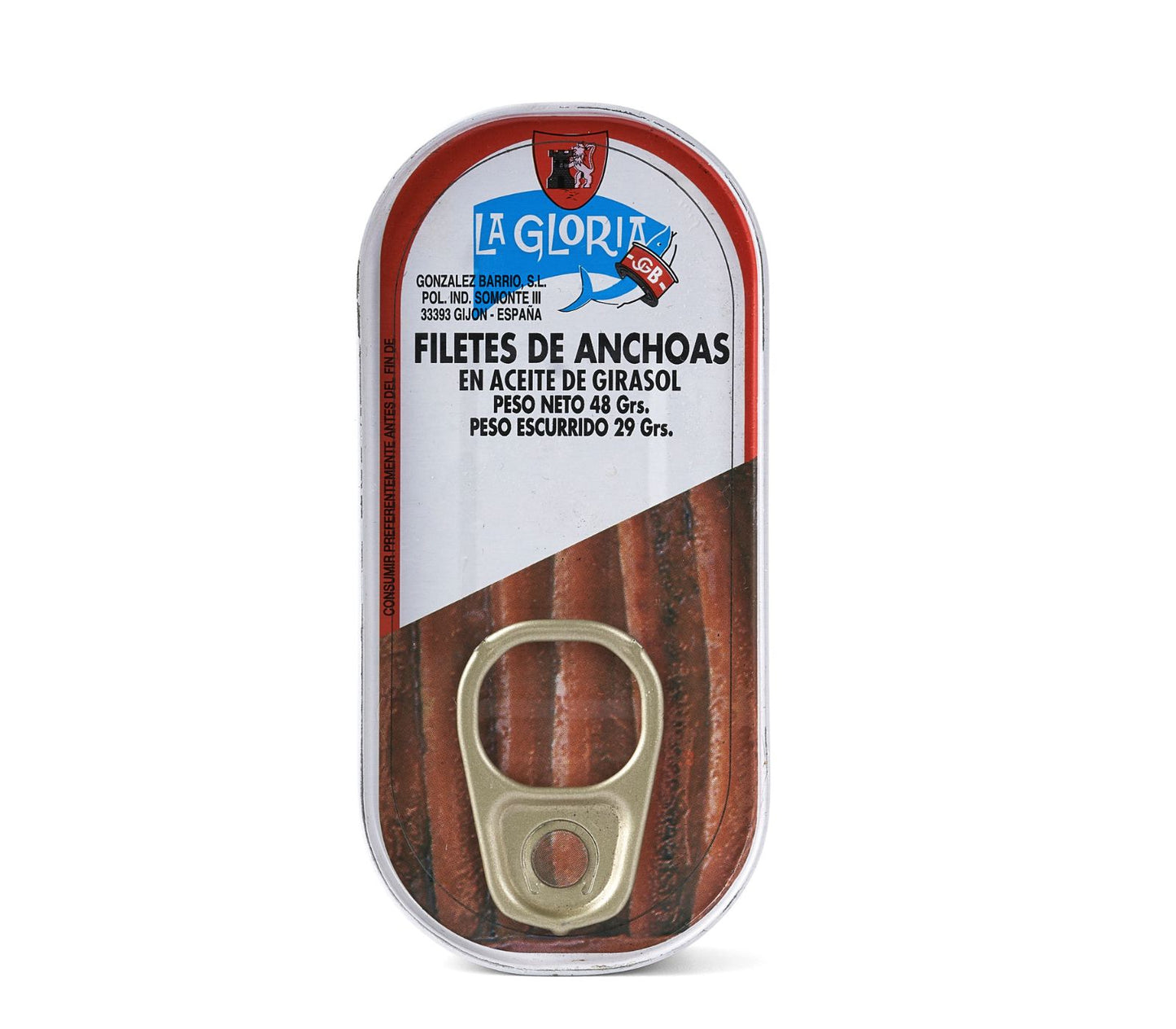 Filete anchoa aceite de girasol