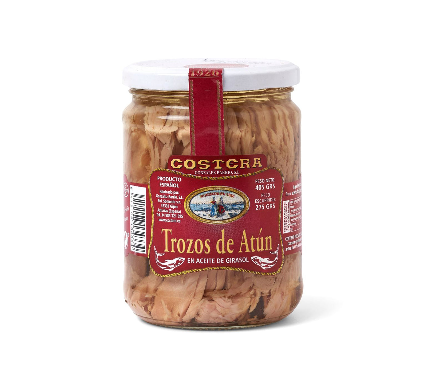 Trozos atún en aceite de girasol