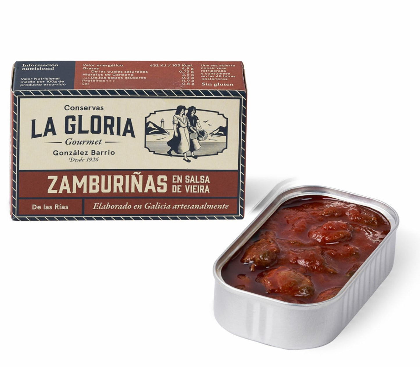 Zamburiñas en salsa de vieira