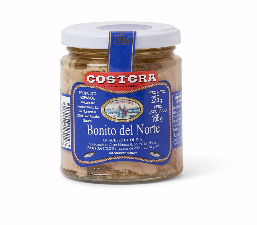 Bonito del norte aceite oliva tarro 250