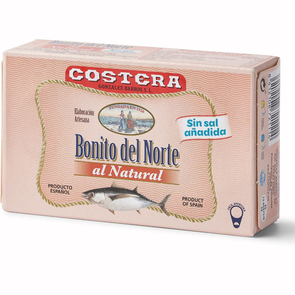 Bonito del norte sin sal al natural