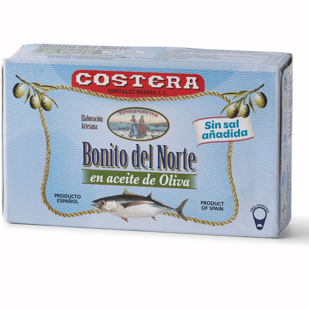 Bonito del norte sin sal en aceite oliva