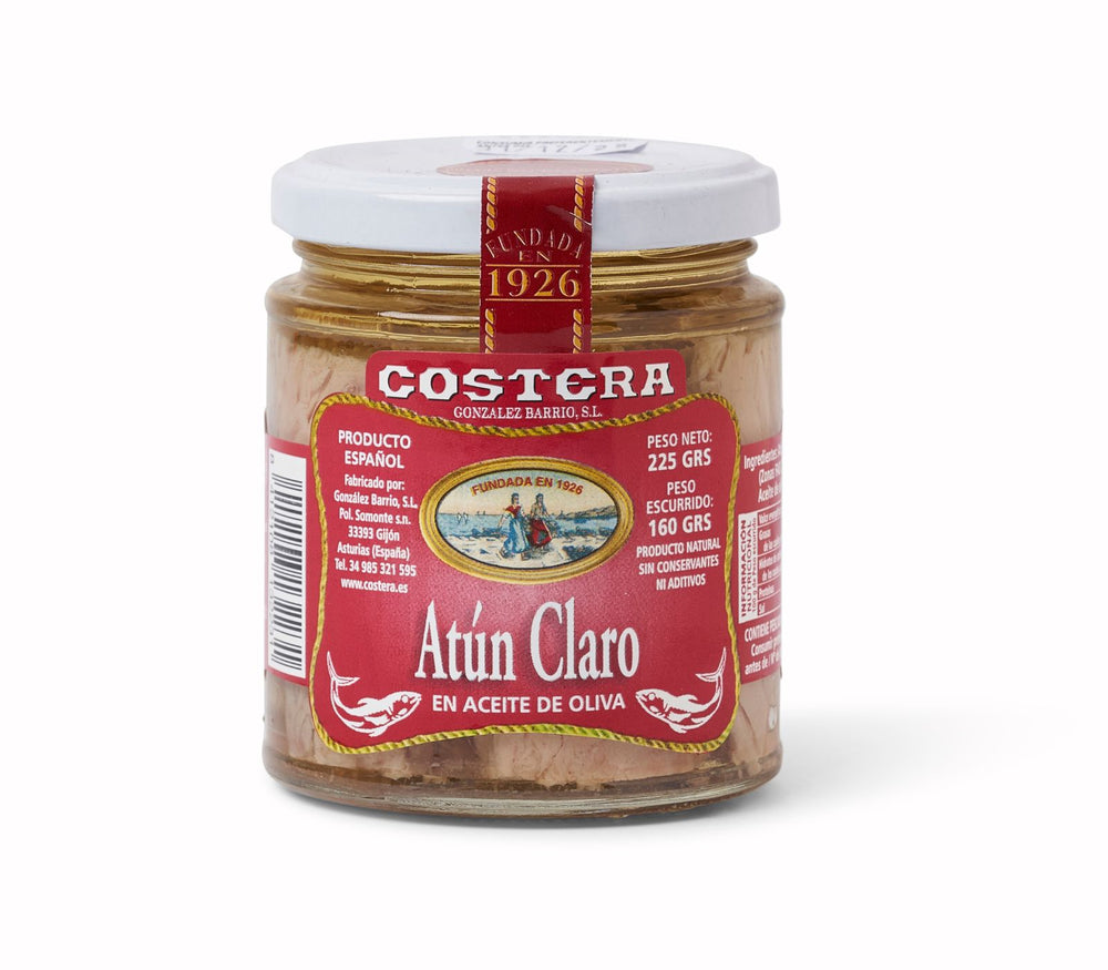 Atún claro aceite oliva tarro 250